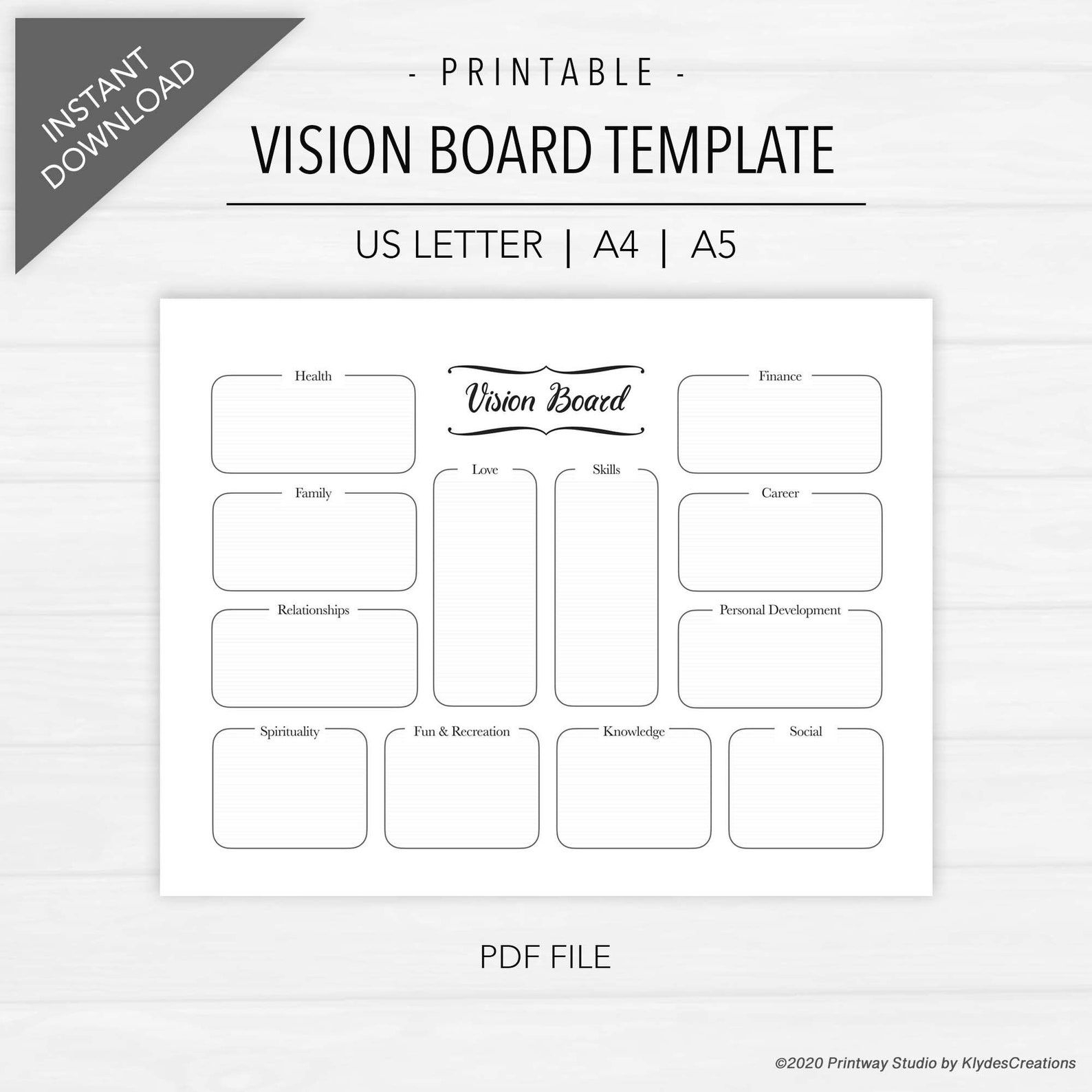 Printable Vision Chart Printable Word Searches