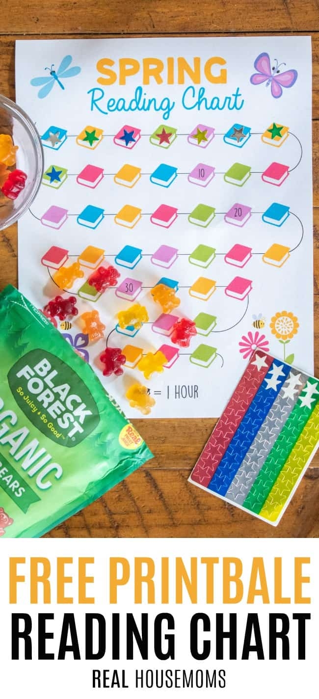 Reading Chart For Kids Printable