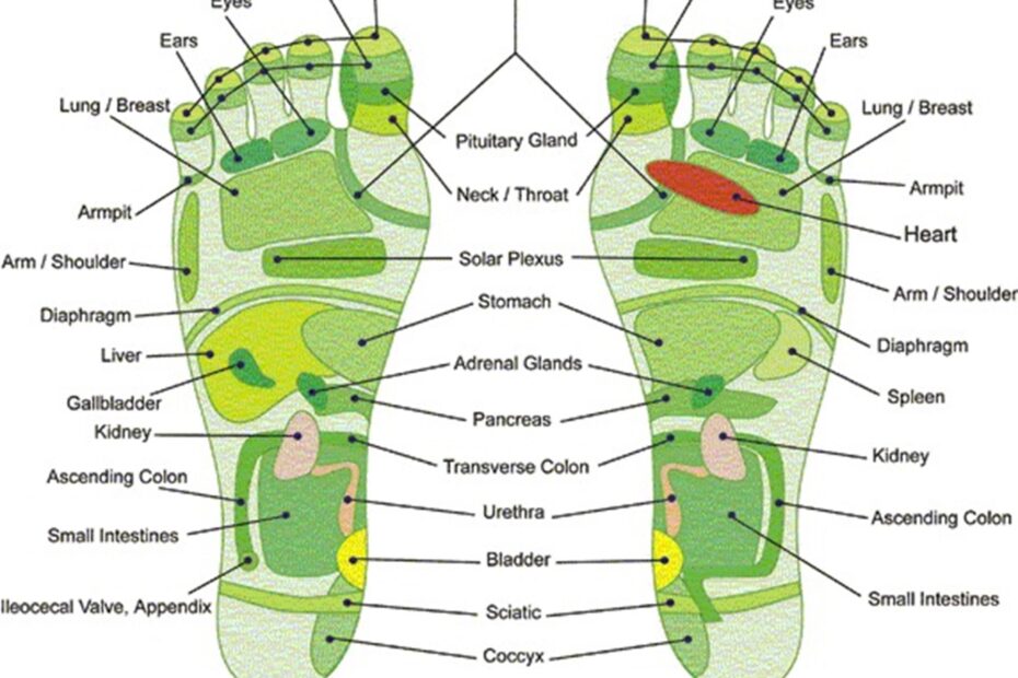 Reflexology Foot Chart Printable Printable Calendar