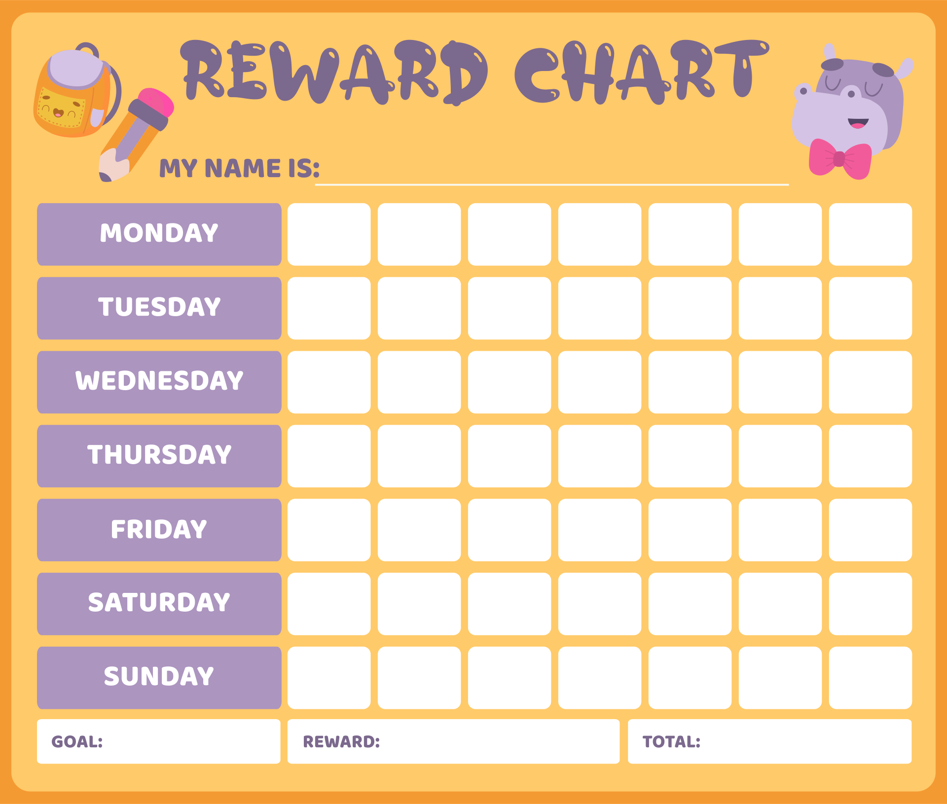 Reward Chart Printable Printable Reward Charts For Kids Activity Shelter