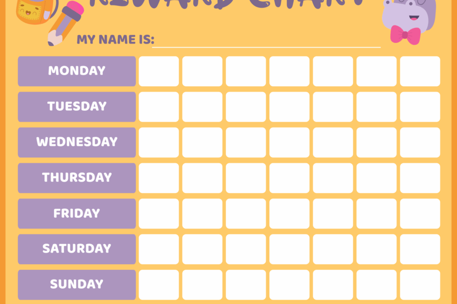 Reward Chart Printable Printable Reward Charts For Kids Activity Shelter