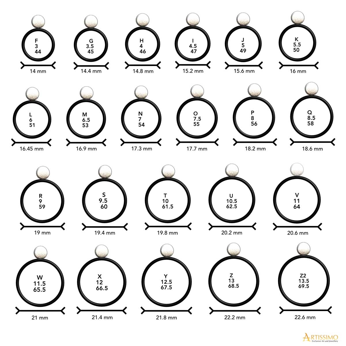 Ring Size Chart Printable 41 OFF Www pinnaxis