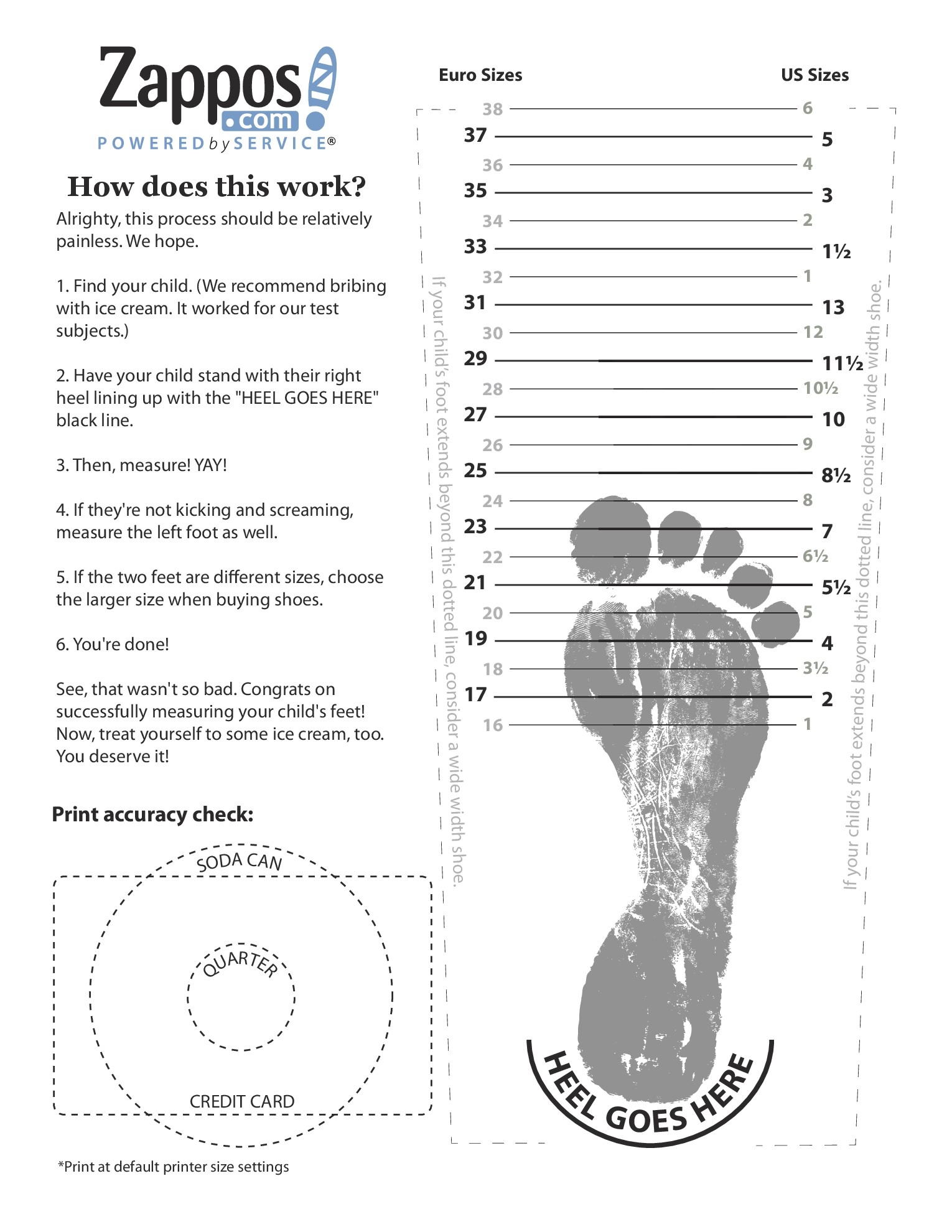 Shoe Size Chart Printable Prntbl concejomunicipaldechinu gov co