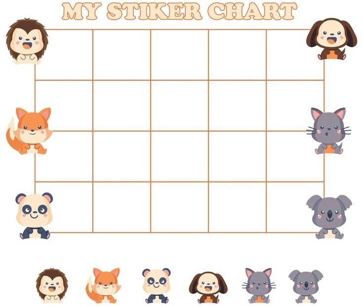 Sticker Reward Charts Printables Sticker Chart Free Printable