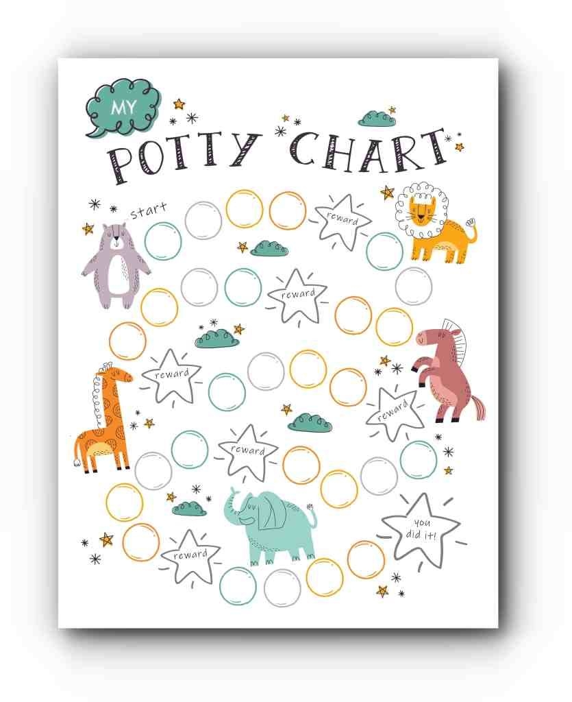 Toilet Training Sticker Chart Printable Printable Word Searches