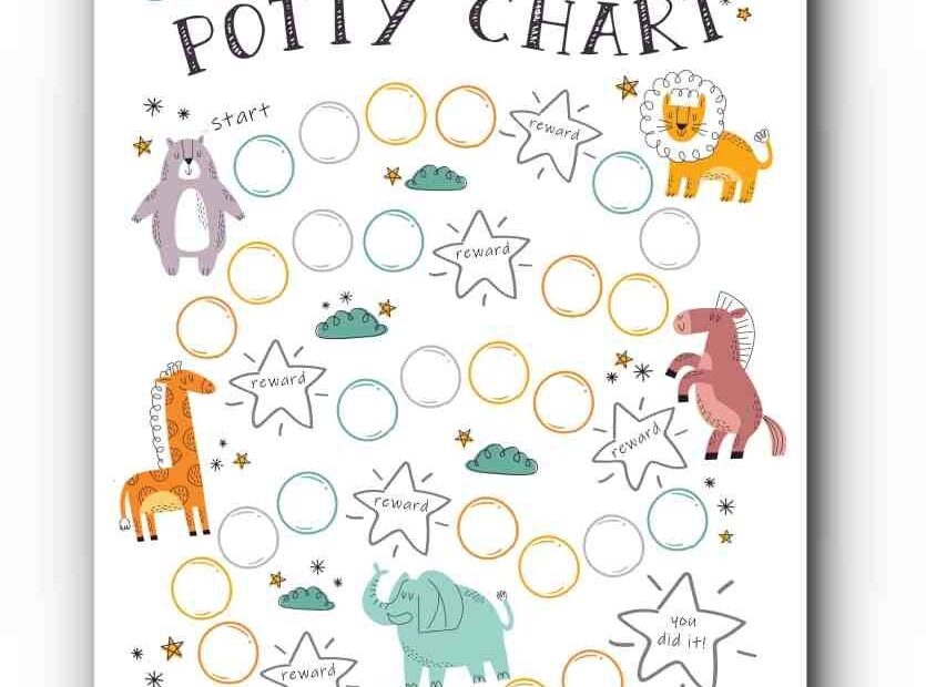 Toilet Training Sticker Chart Printable Printable Word Searches